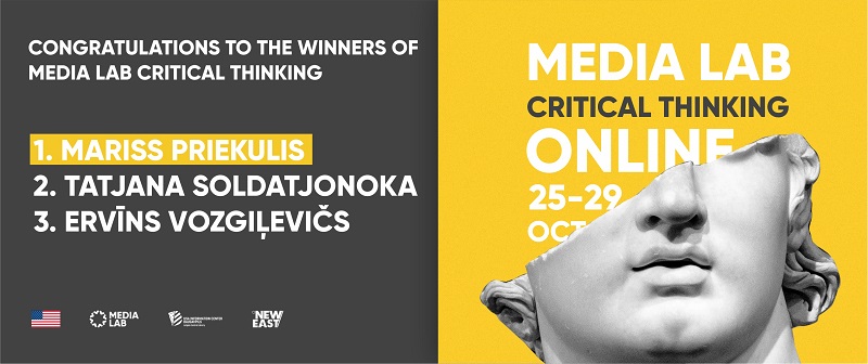 Noskaidroti medijpratības projekta “MediaLab Critical Thinking” uzvarētāji