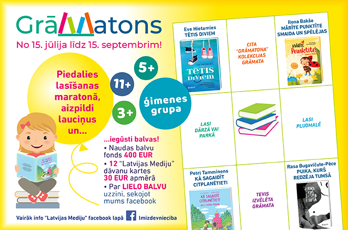 Grāmatu lasīšanas maratons “Grāmatons” Grāmatu lasīšanas maratons “Grāmatons”