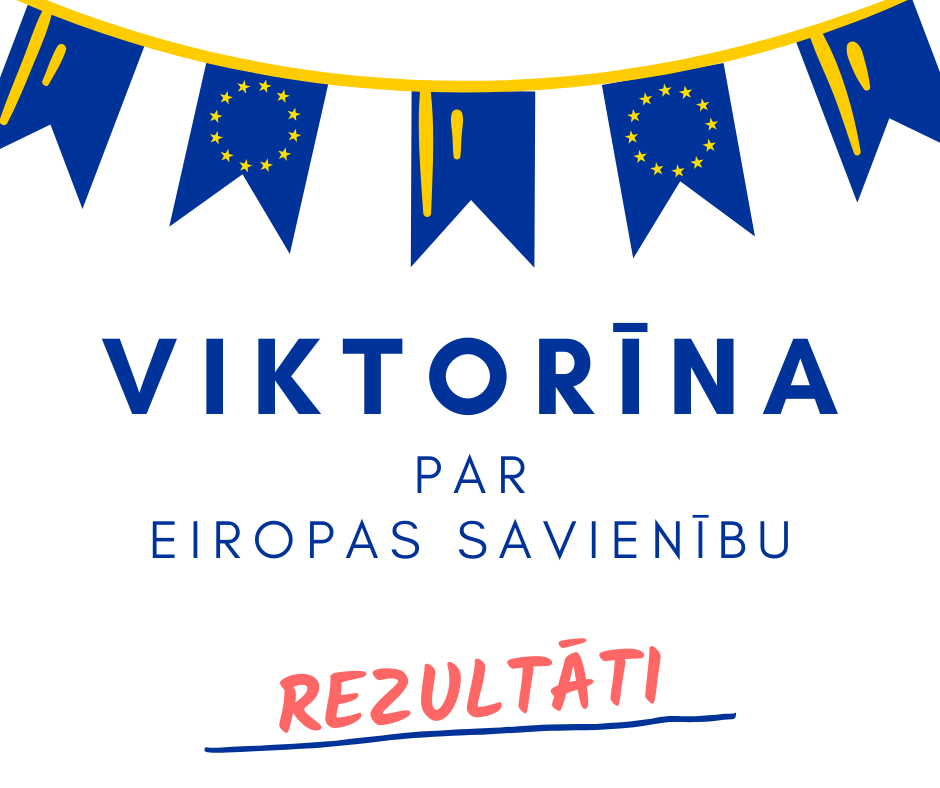 Zināmi Eiropas dienas viktorīnas rezultāti Zināmi Eiropas dienas viktorīnas rezultāti