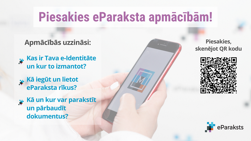 Bezmaksas apmācības par e-paraksta izveidi un lietošanu Bezmaksas apmācības par e-paraksta izveidi un lietošanu