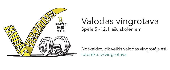 13. februārī startē letonikas spēle “Valodas vingrotava” 13. februārī startē letonikas spēle “Valodas vingrotava”