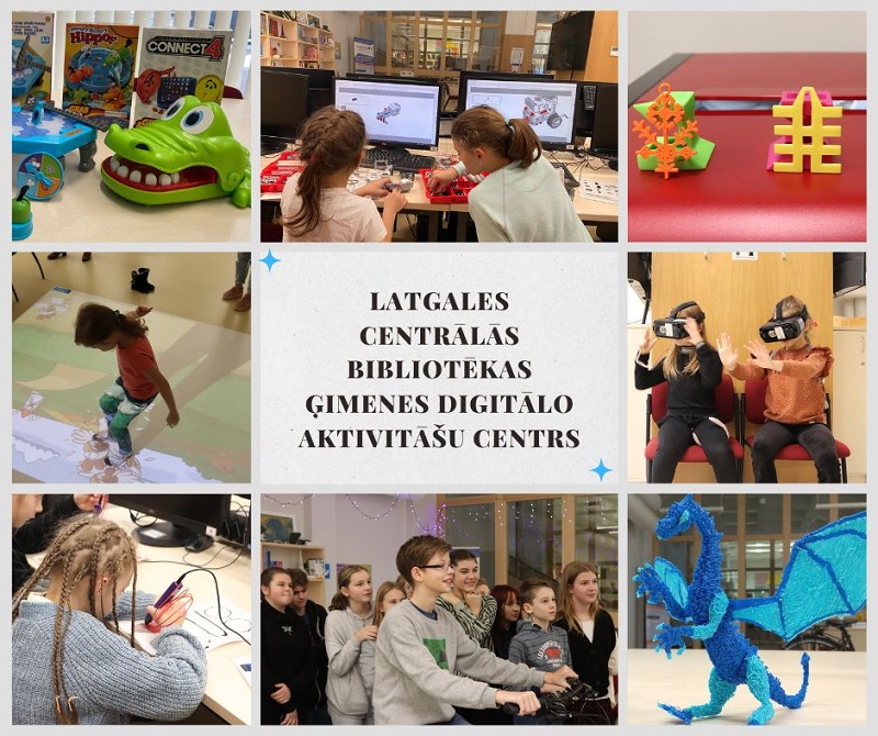 Latgales Centrālās bibliotēkas Ģimenes digitālo aktivitāšu centrs