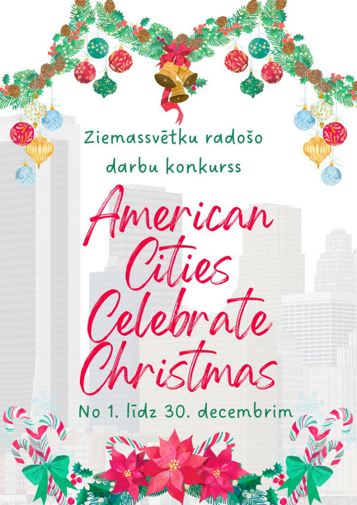 Ziemassvētku radošo darbu konkurss “American Cities Celebrate Christmas”