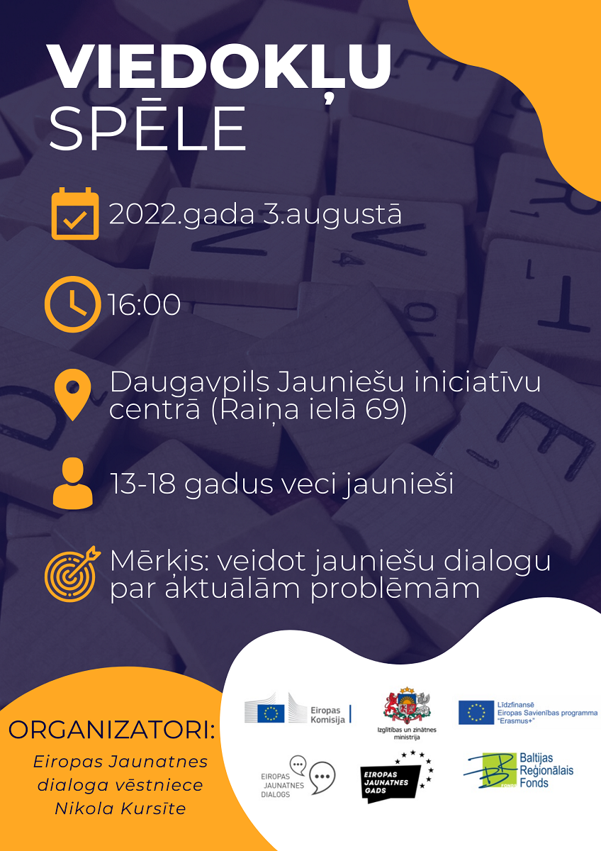 Iespēja jauniešiem tikt uzklausītiem! Iespēja jauniešiem tikt uzklausītiem!