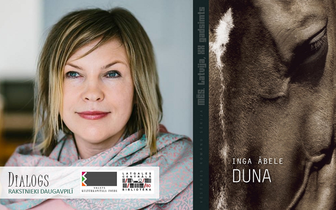 Inga Ābele iepazīstinās ar romānu “Duna” Inga Ābele iepazīstinās ar romānu “Duna”