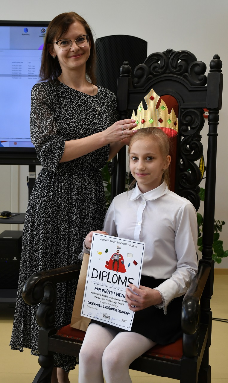 Noskaidrots Daugavpils Skaļās lasīšanas čempions Noskaidrots Daugavpils Skaļās lasīšanas čempions