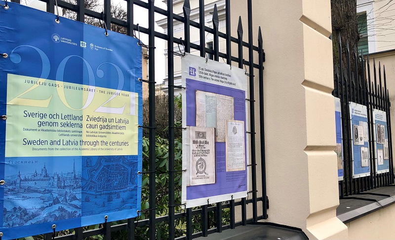 Izstāde par godu Zviedrijas un Latvijas diplomātisko attiecību gadadienai Izstāde par godu Zviedrijas un Latvijas diplomātisko attiecību gadadienai