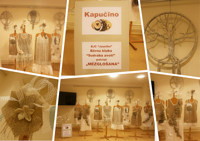Radošo darbu izstāde “Kapučīno” Piekrastes bibliotēkā Radošo darbu izstāde “Kapučīno” Piekrastes bibliotēkā