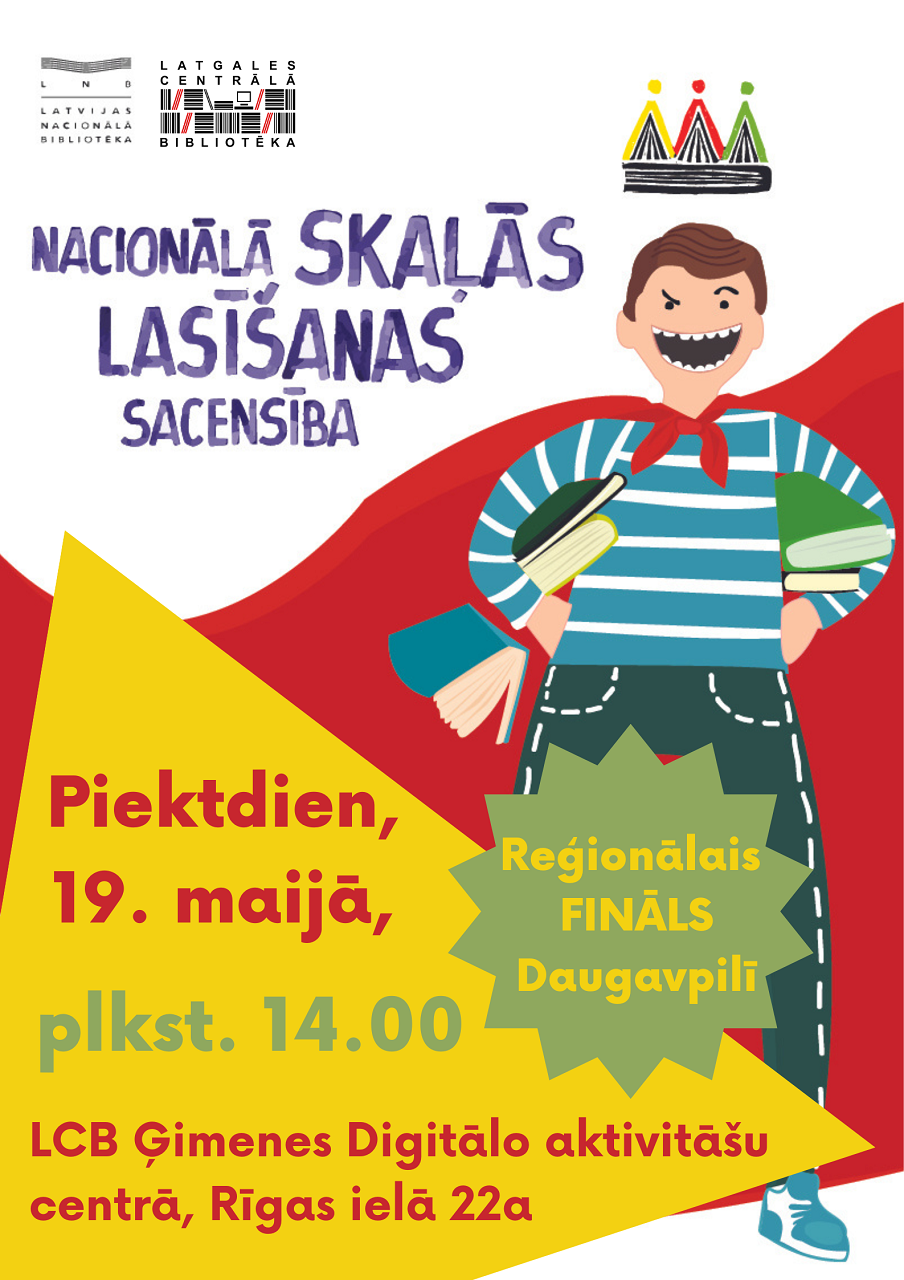 Daugavpilī noskaidros Skaļās lasīšanas čempionu Daugavpilī noskaidros Skaļās lasīšanas čempionu