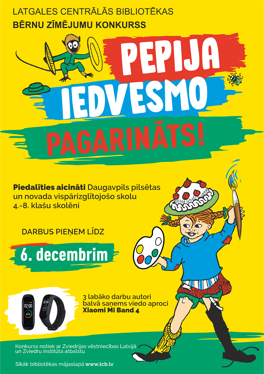 Pagarināts bērnu zīmējumu konkurss “Pepija iedvesmo” Pagarināts bērnu zīmējumu konkurss “Pepija iedvesmo”