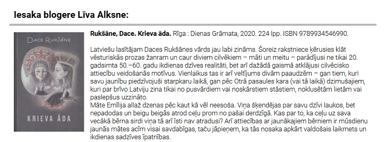 Nācis klajā šī gada pirmais Literatūras ceļveža numurs Nācis klajā šī gada pirmais Literatūras ceļveža numurs