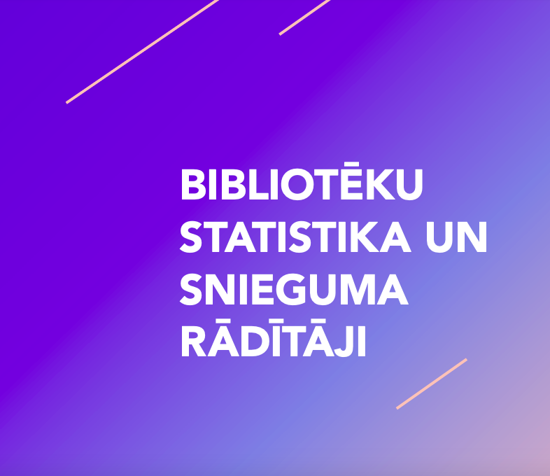 Sagatavots metodiskais materiāls “Bibliotēku statistika un snieguma rādītāji” Sagatavots metodiskais materiāls “Bibliotēku statistika un snieguma rādītāji”