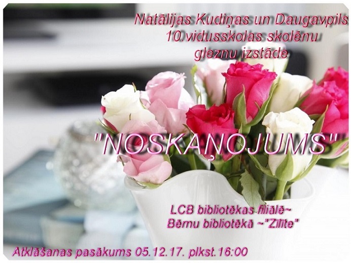 Gleznu izstāde “Noskaņojums” Bērnu bibliotēkā “Zīlīte”
