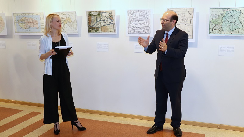 Bibliotēkā skatāma Armēnijas vēsturisko karšu izstāde Bibliotēkā skatāma Armēnijas vēsturisko karšu izstāde