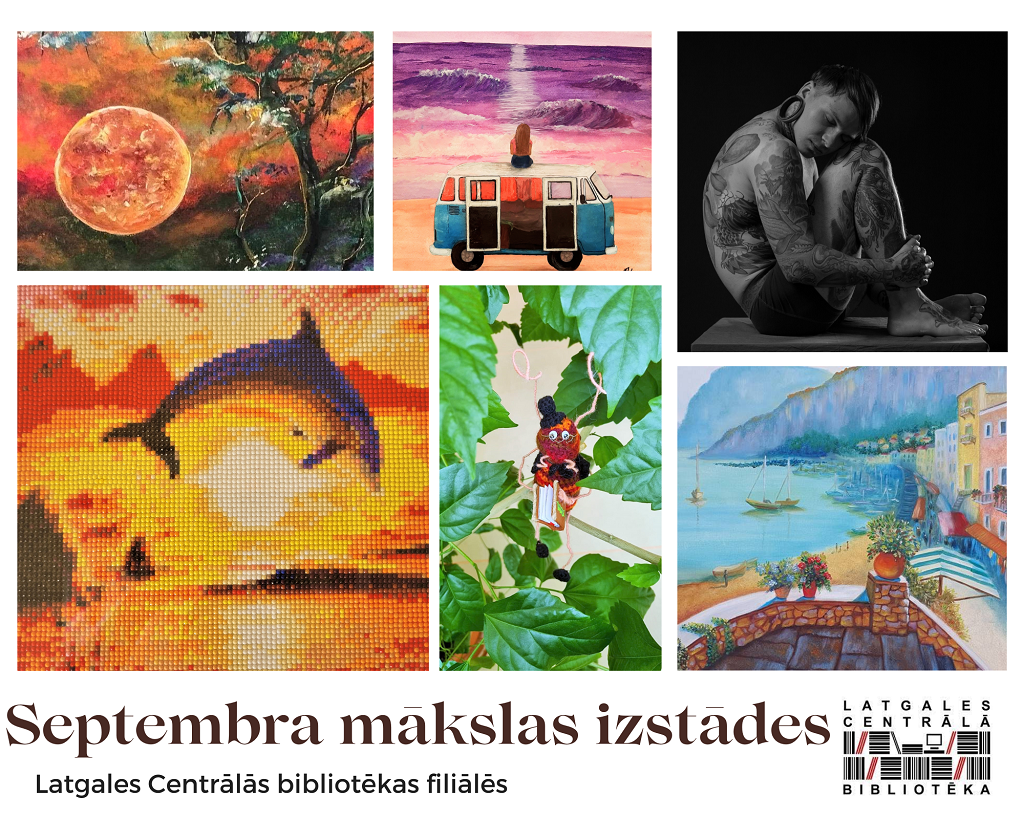 Septembra mākslas izstādes Latgales Centrālās bibliotēkas filiālēs Septembra mākslas izstādes Latgales Centrālās bibliotēkas filiālēs
