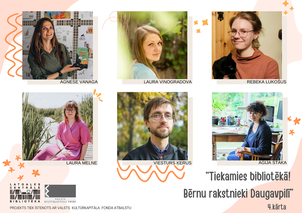 Daugavpils bibliotēkās turpināsies tikšanās ar iemīļotiem bērnu rakstniekiem Daugavpils bibliotēkās turpināsies tikšanās ar iemīļotiem bērnu rakstniekiem