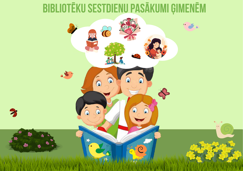 Daugavpils bibliotēkas maijā gaida ģimenes ar bērniem Daugavpils bibliotēkas maijā gaida ģimenes ar bērniem