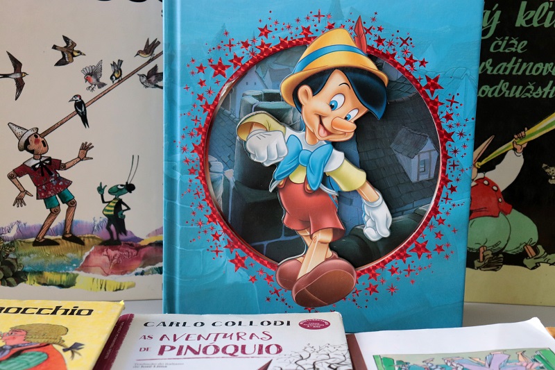 Bibliotēkā būs apskatāma Pinokio grāmatu kolekcija