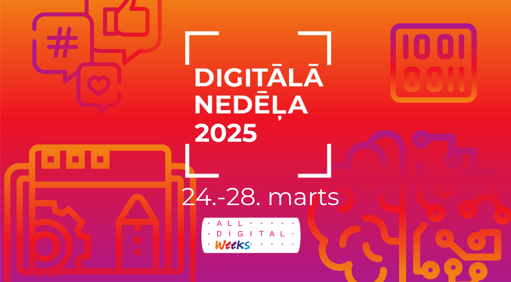 Bibliotēka aicina iesaistīties Digitālajā nedēļā 2025