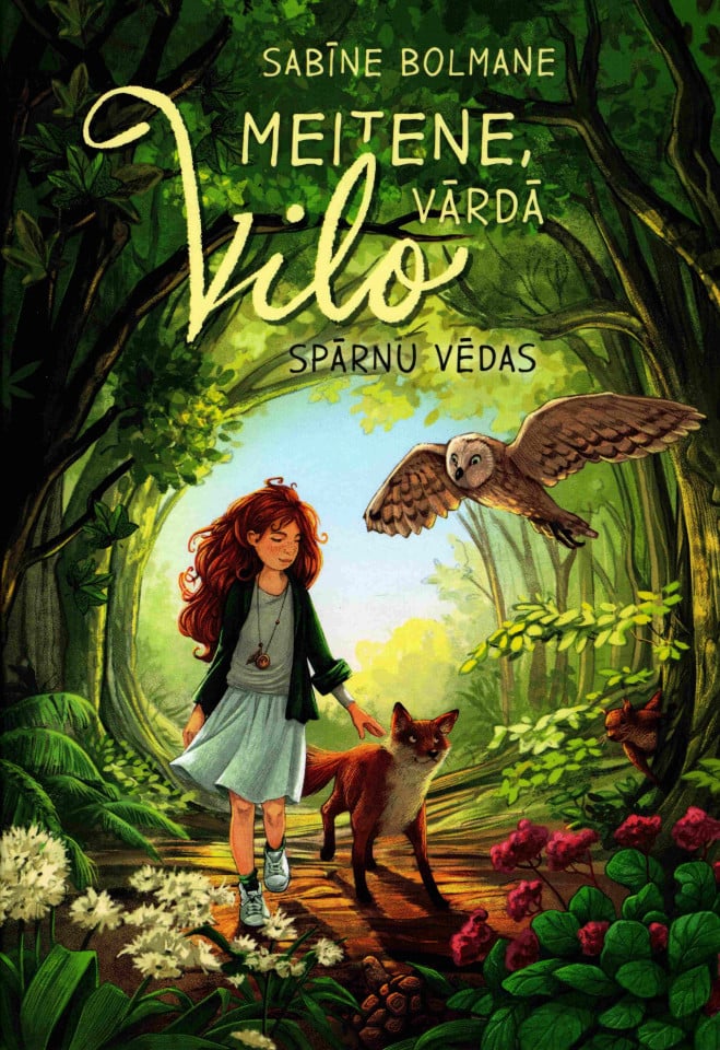 Meitene, vārdā Vilo. Spārnu vēdas