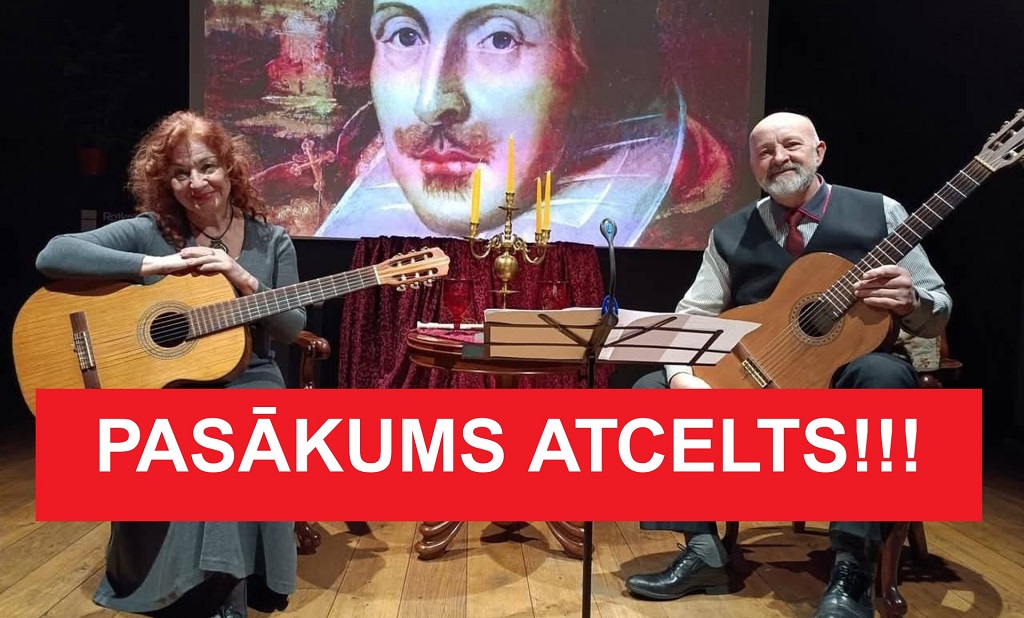 Literāri muzikāls vakars “Viljama Šekspīra soneti” Valērija Jermačenko un Jeļenas Vitkevičas izpildījumā Literāri muzikāls vakars “Viljama Šekspīra soneti” Valērija Jermačenko un Jeļenas Vitkevičas izpildījumā