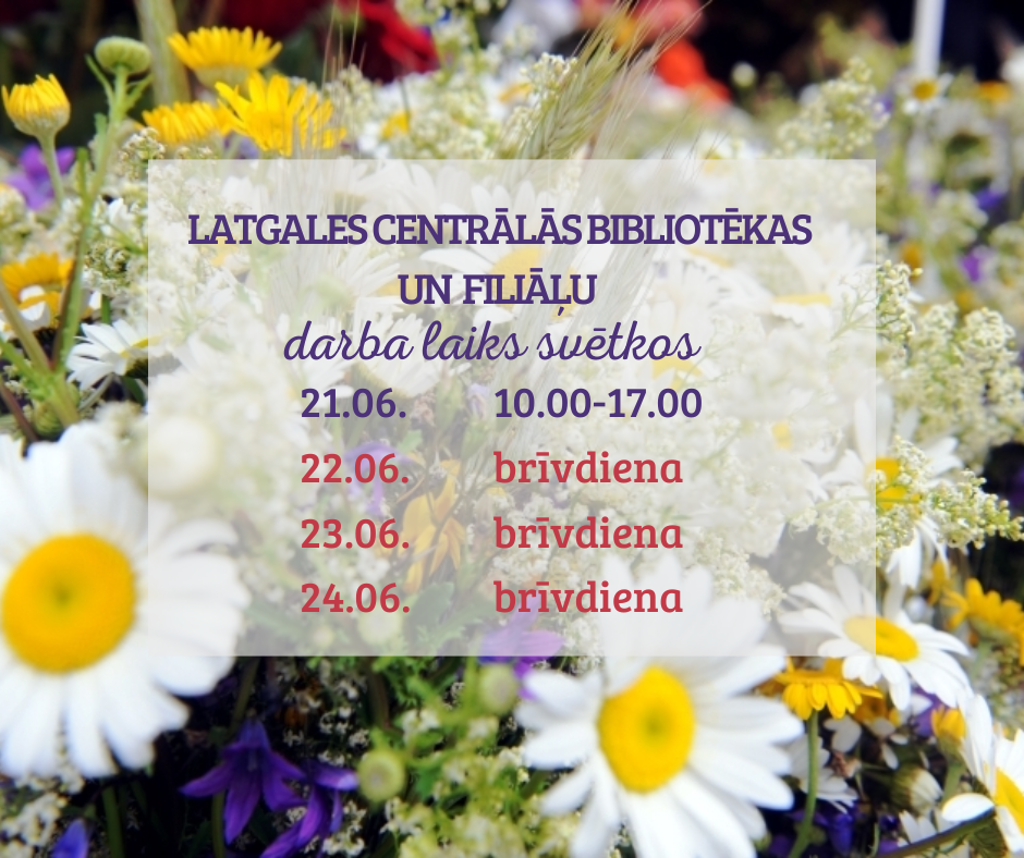 Bibliotēkas darba laiks svētkos Bibliotēkas darba laiks svētkos