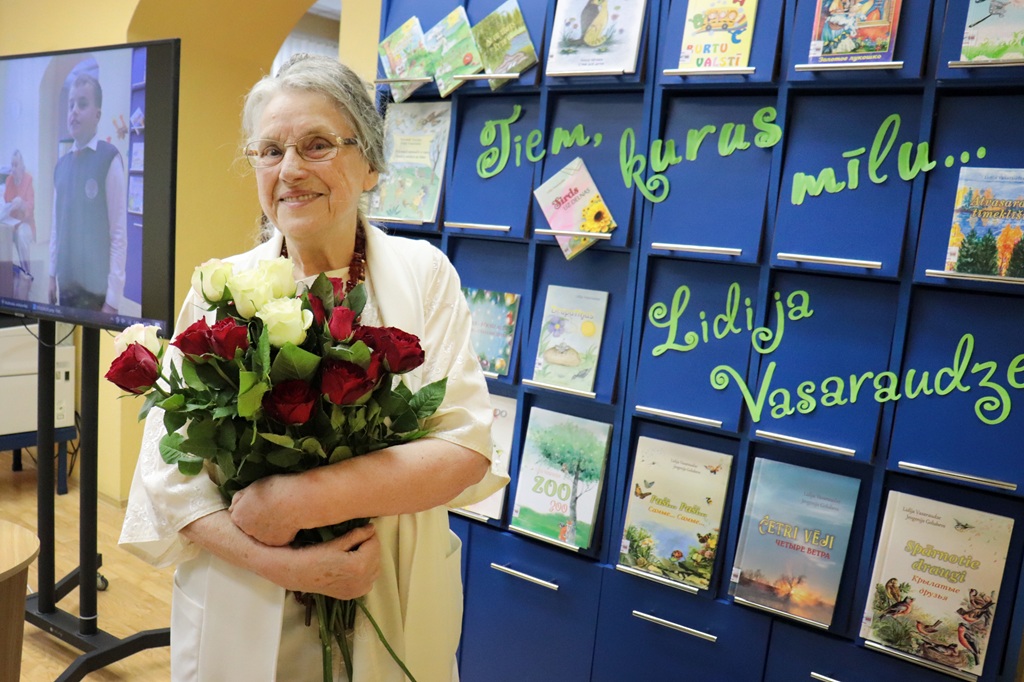 Bibliotēkā tiks sumināta Daugavpils dzejniece Lidija Vasaraudze