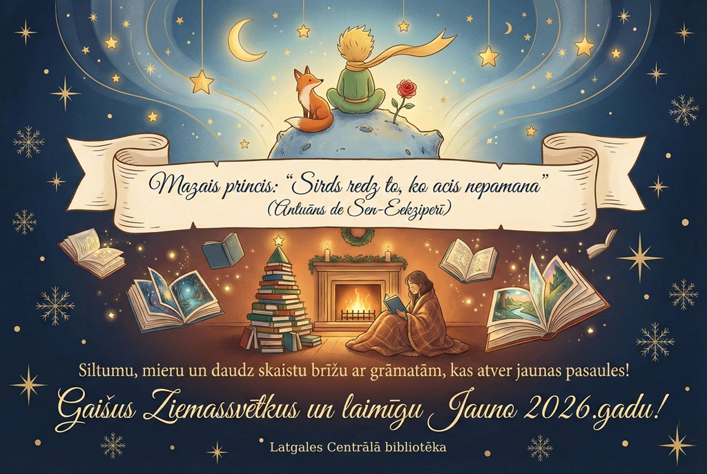 Latgales Centrālās bibliotēka sveic svētkos