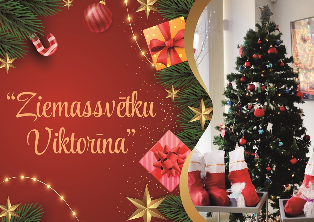 Latgales Centrālā bibliotēka aicina ģimenes pieteikties Ziemassvētku viktorīnai