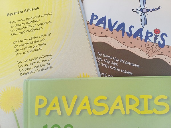 Pavasara rīmju spēle Jaunbūves bibliotēkā