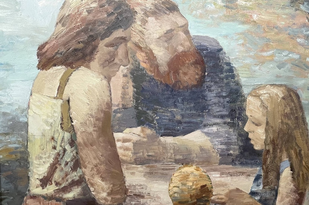 Bibliotēkā atklās Valdas Mežbārdes jubilejas gleznu izstādi “Klusa saruna ar laiku”