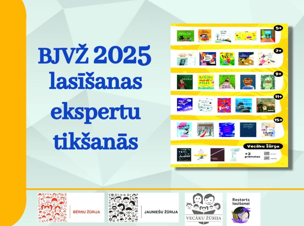 Daugavpils bibliotēkās notiks “Bērnu, jauniešu un vecāku žūrijas 2025” noslēguma pasākumi